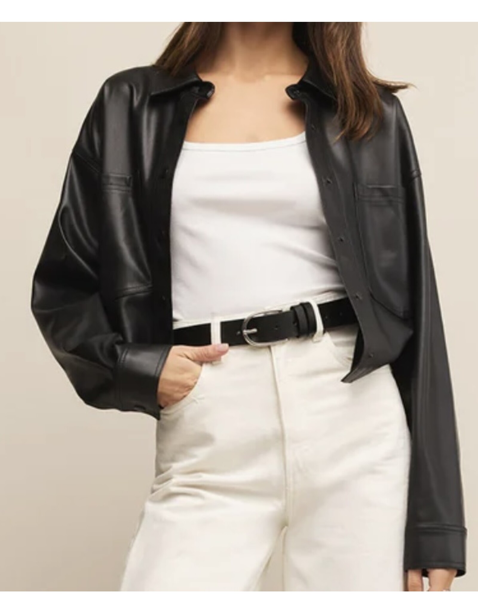 ZSupply ZSupply All Day Faux Leather Jacket