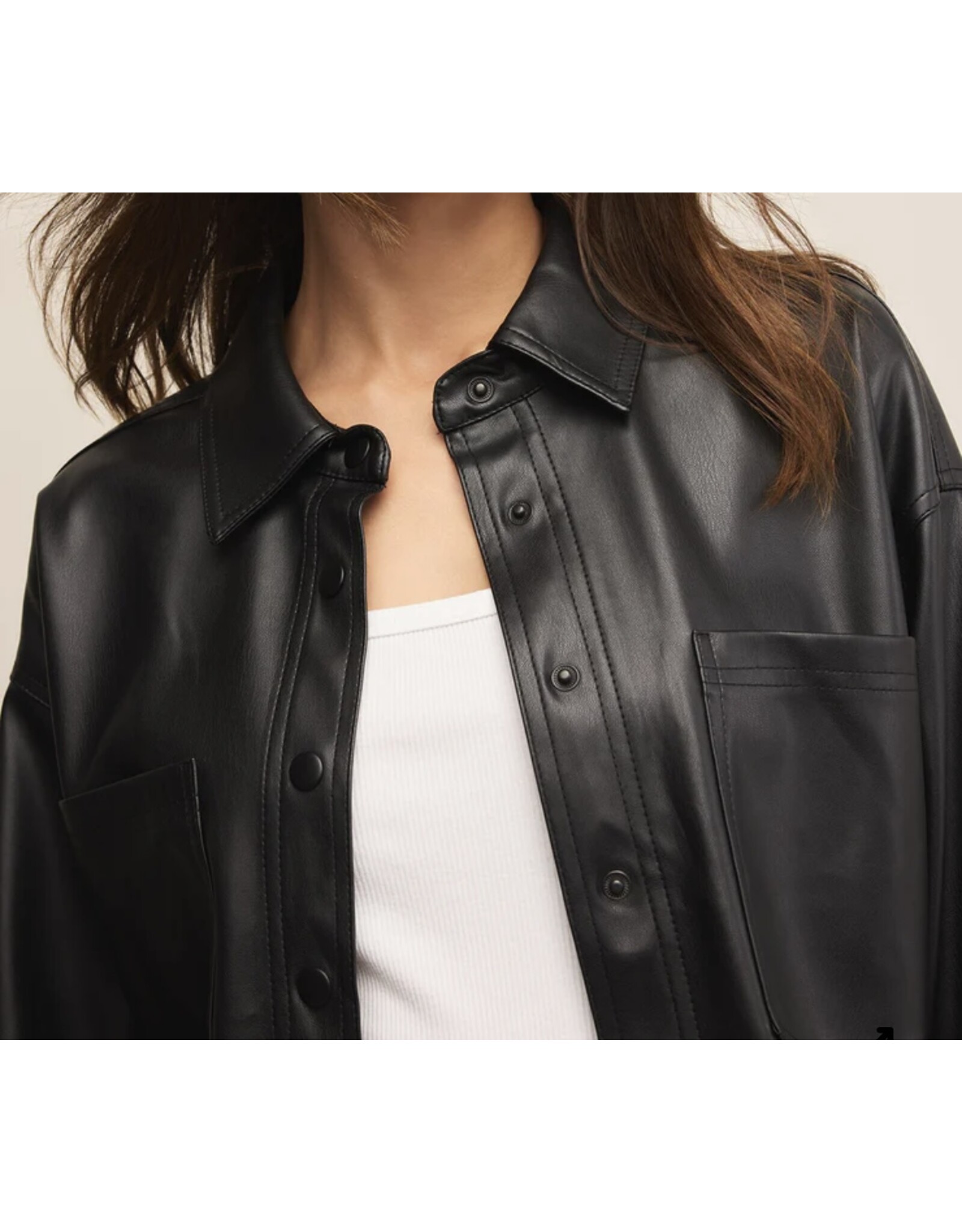 ZSupply ZSupply All Day Faux Leather Jacket