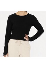 mono b ribbed long slv thumb hole