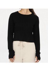 mono b ribbed long slv thumb hole