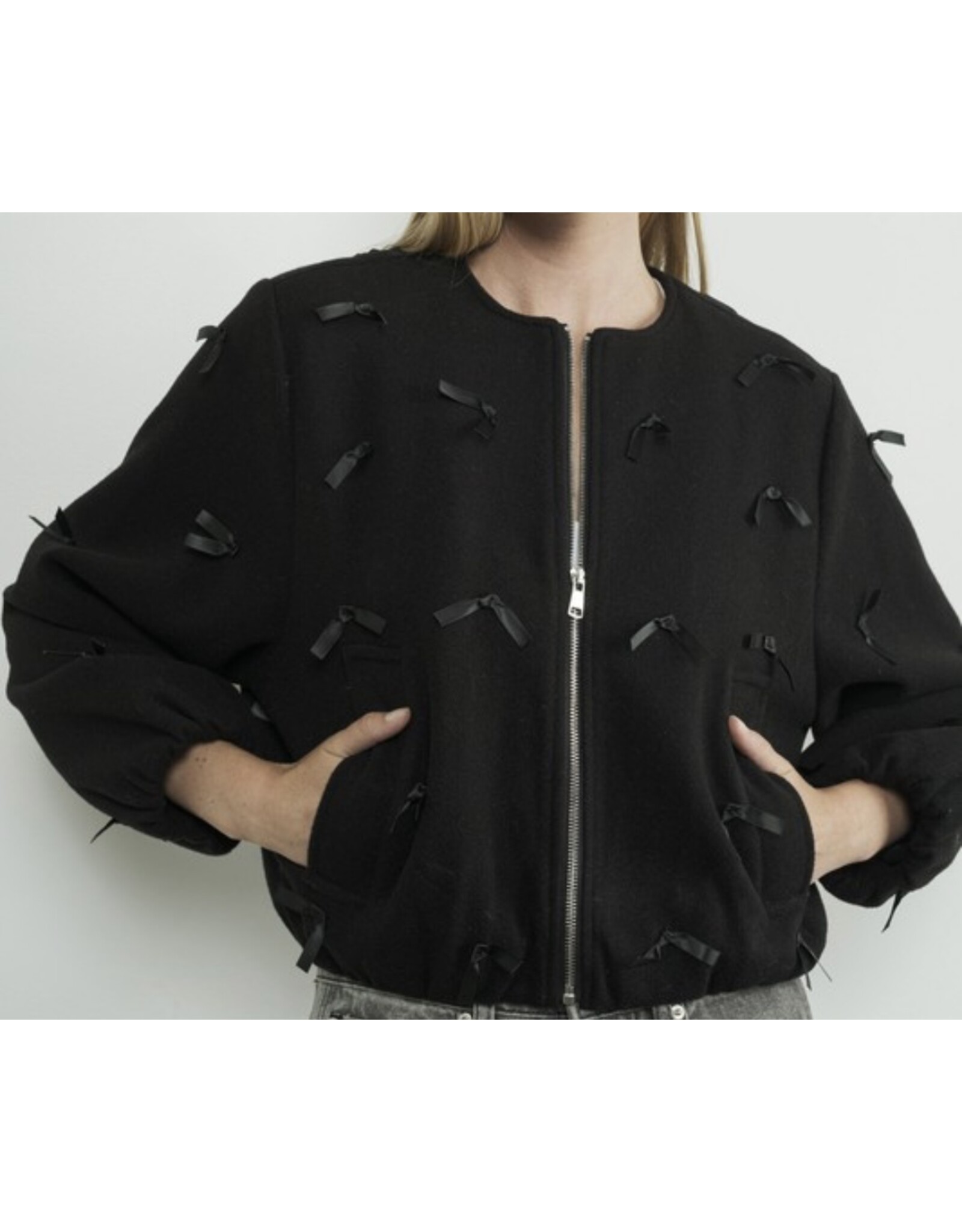 LATA Ribbon adorned jacket