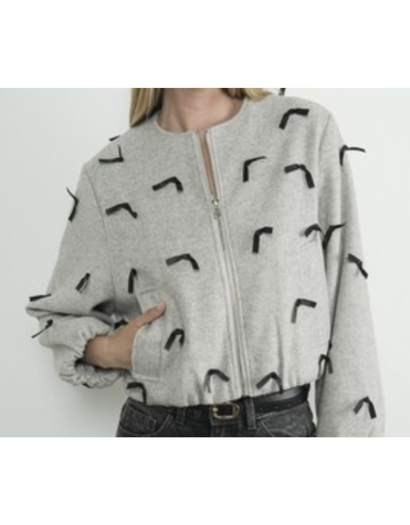 LATA Ribbon adorned jacket