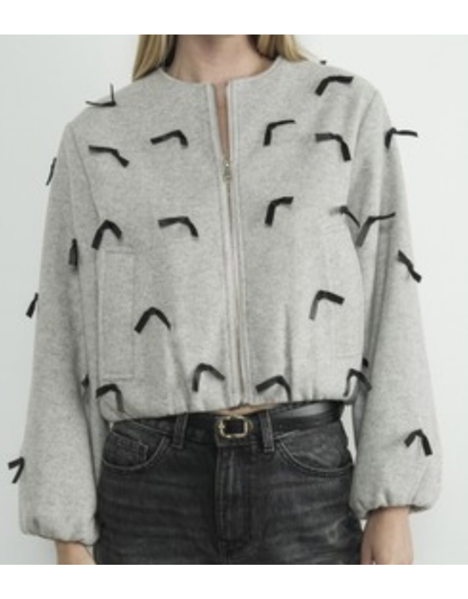 LATA Ribbon adorned jacket