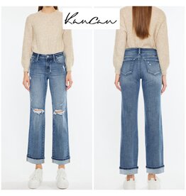 Kancan True Straight Jeans Mid Rise