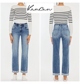 Kancan high rise slim straight jeans