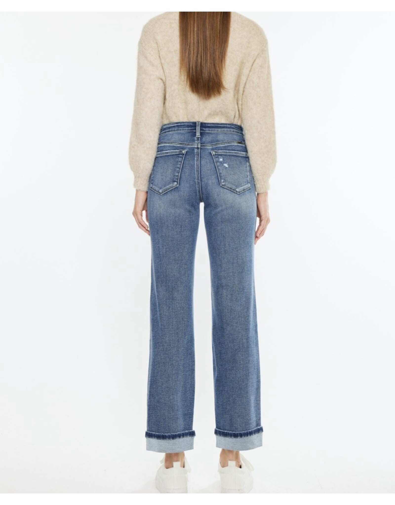 Kancan True Straight Jeans Mid Rise