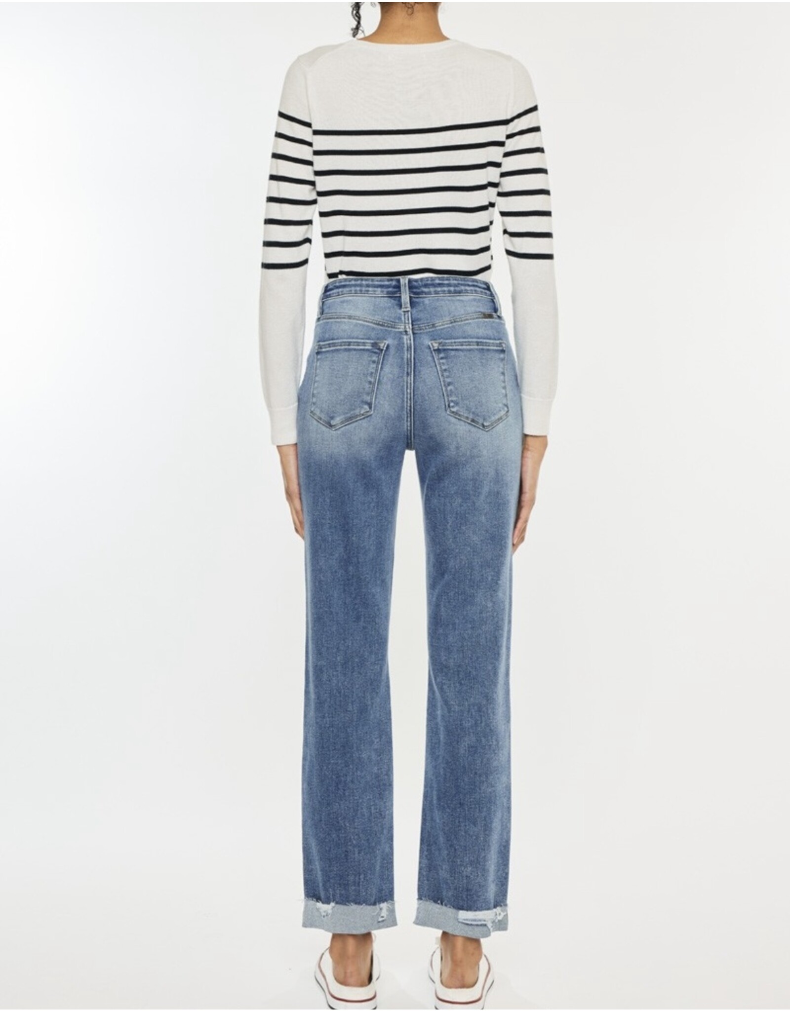 Kancan high rise slim straight jeans