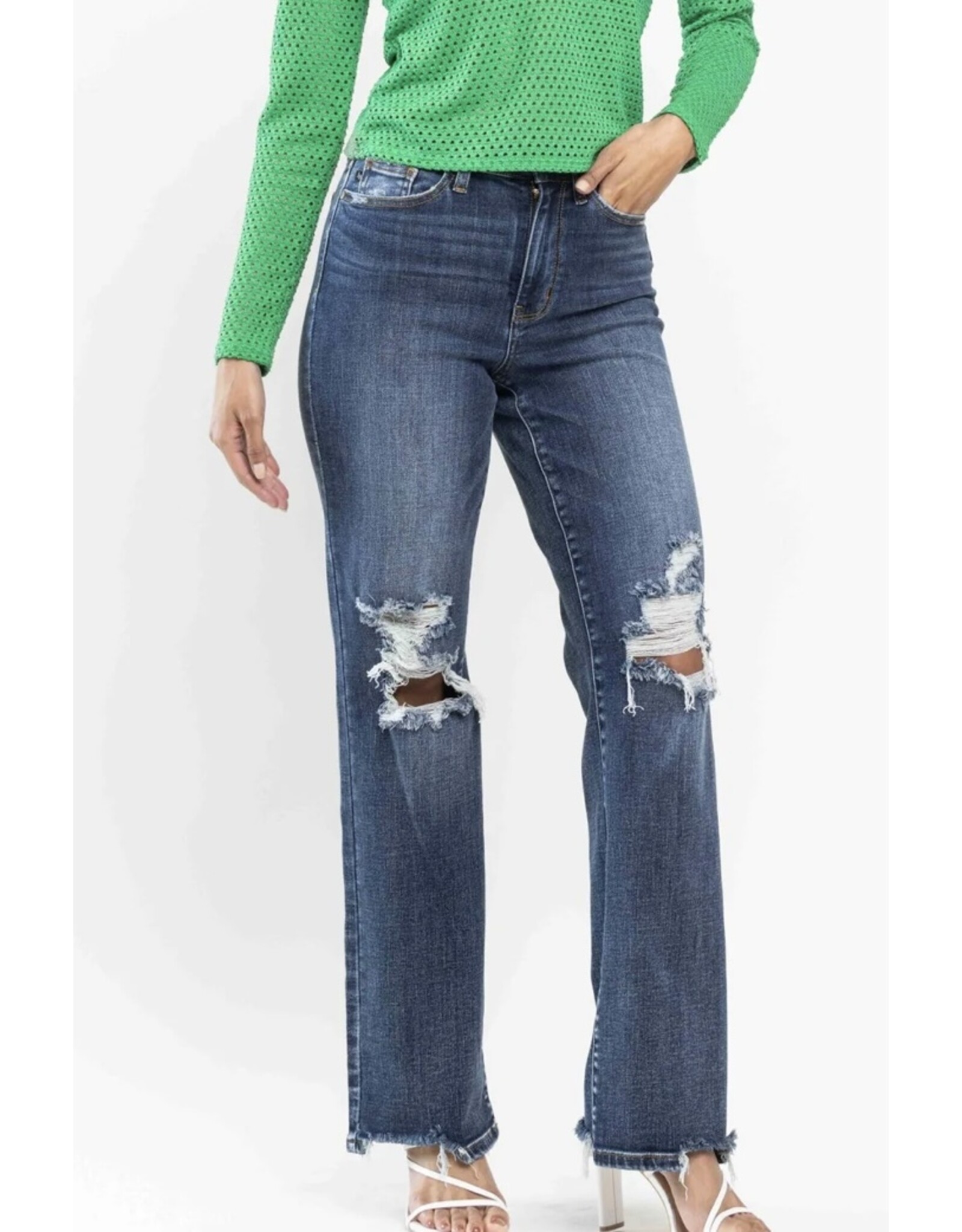 Judy Blue Judy Blue HW Destroy Straight Jeans