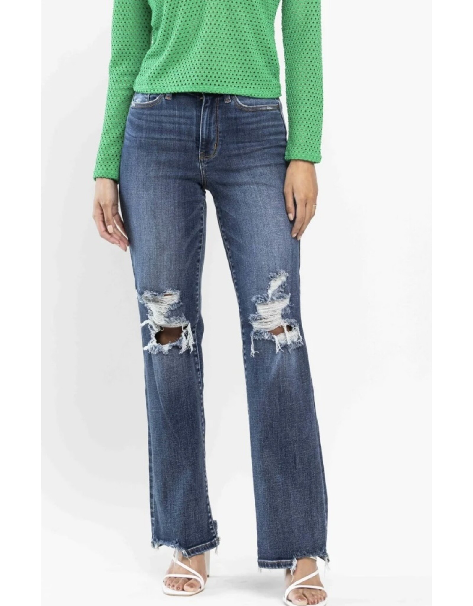 Judy Blue Judy Blue HW Destroy Straight Jeans