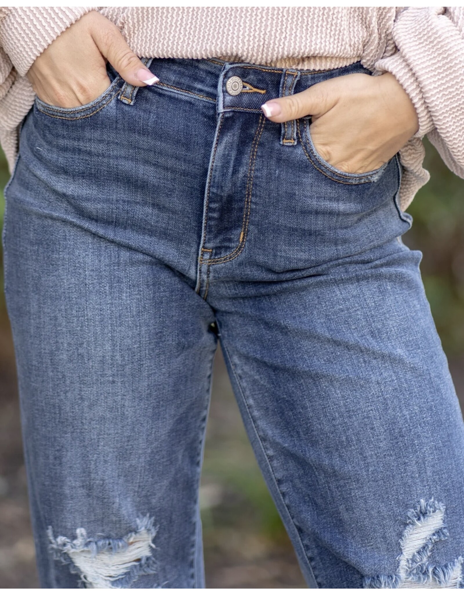 Judy Blue Judy Blue HW Destroy Straight Jeans