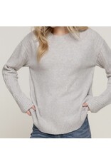 Long sleeve mock neck sweater