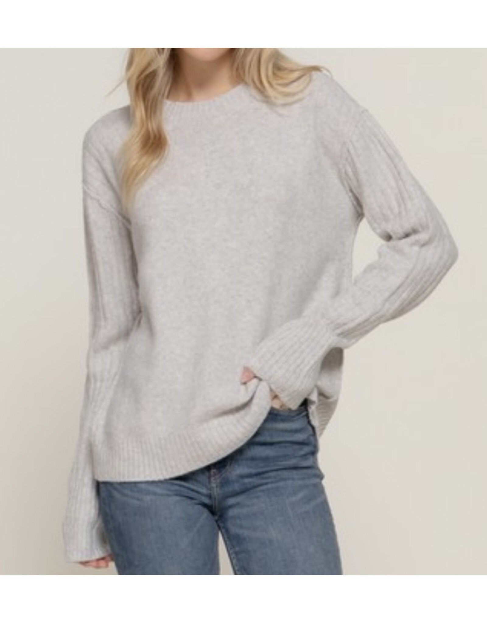 Long sleeve mock neck sweater