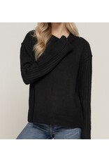 Long sleeve mock neck sweater