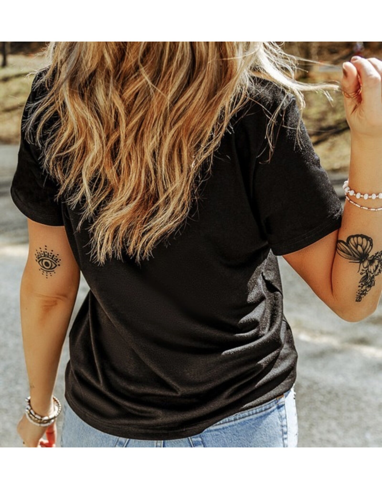 LATA Sequin baseball graphic tee