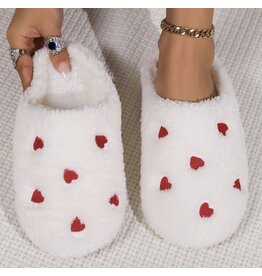 LATA Heart plush slippers