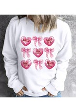 LATA Valentine candy sweatshirt