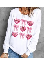 LATA Valentine candy sweatshirt