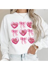 LATA Valentine candy sweatshirt
