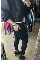 venti6 Venti 6 Satin Drawstring Crinkle Jogger