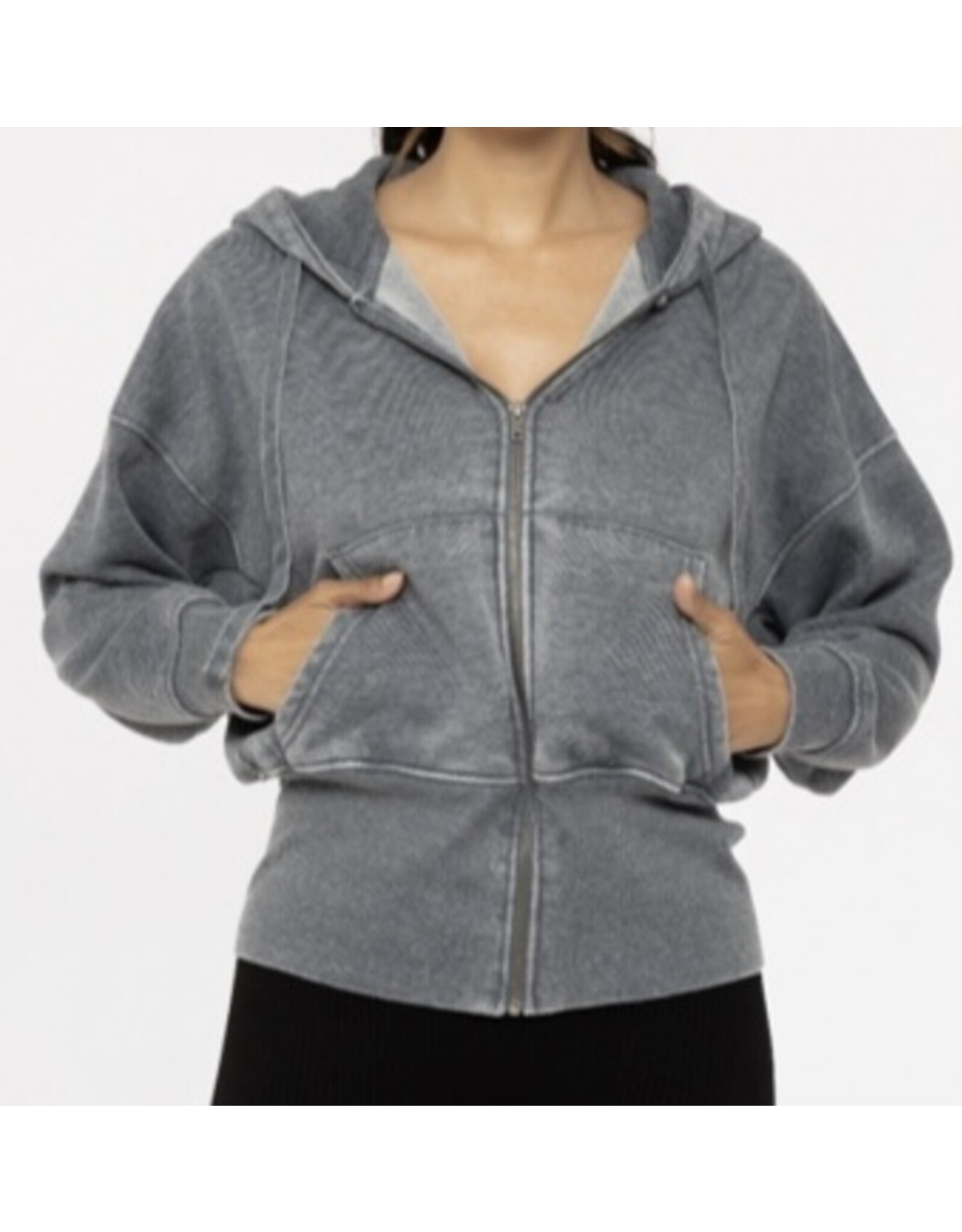 mono b Hoody w/ tapered sleeves