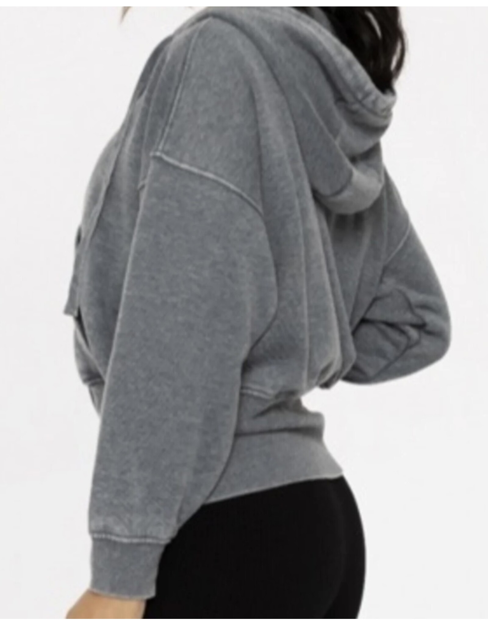 mono b Hoody w/ tapered sleeves