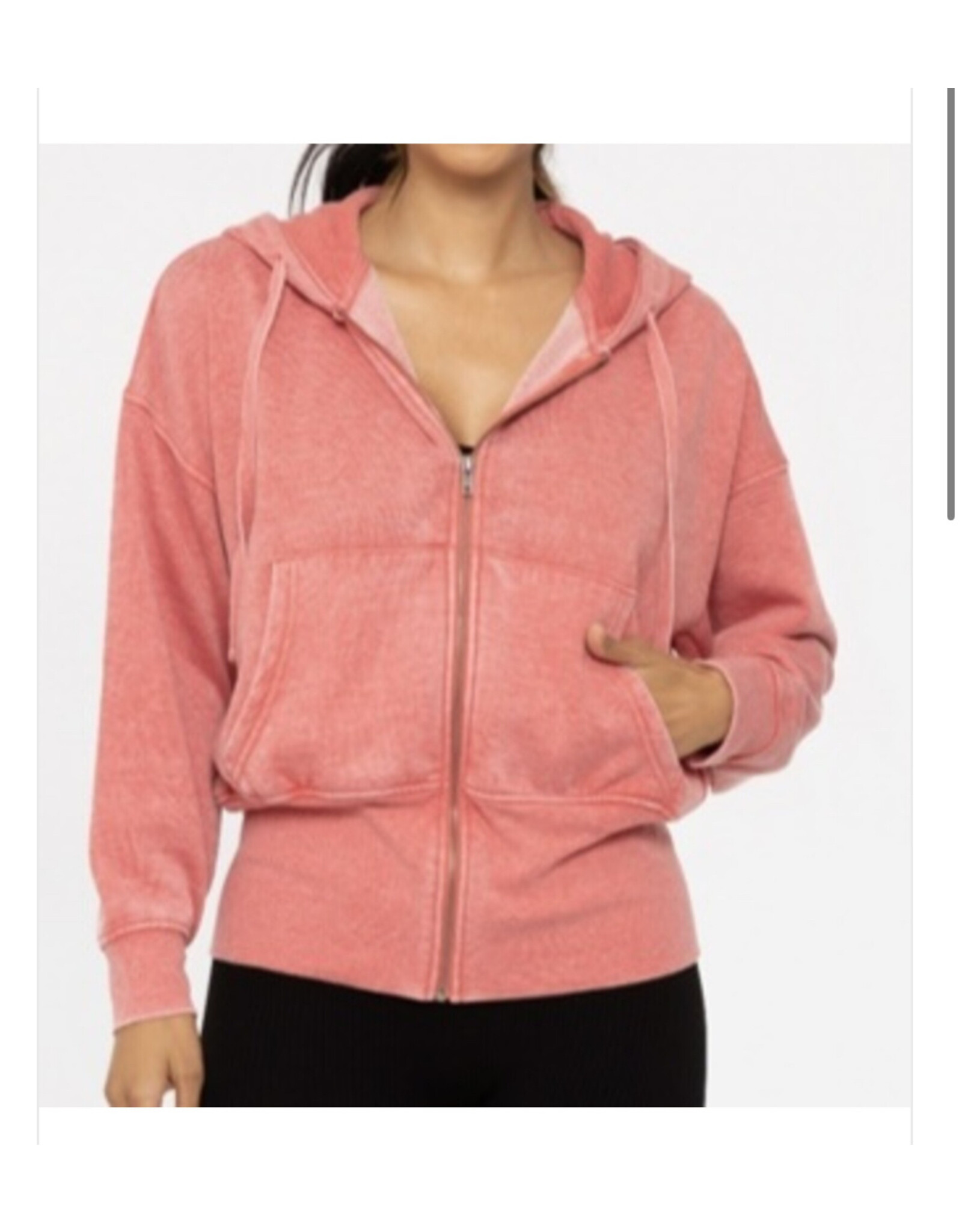 mono b Hoody w/ tapered sleeves