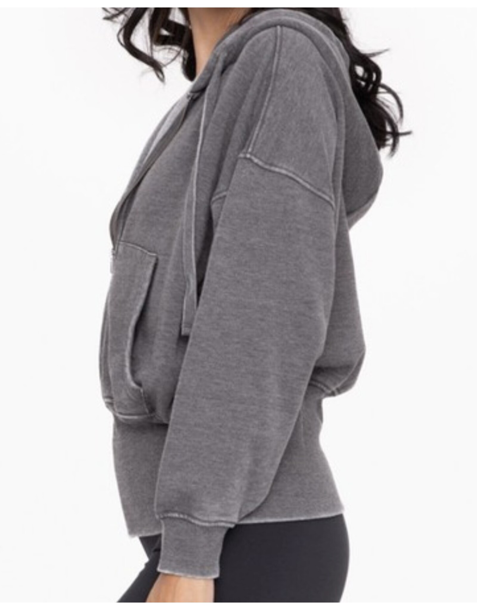 mono b Hoody w/ tapered sleeves