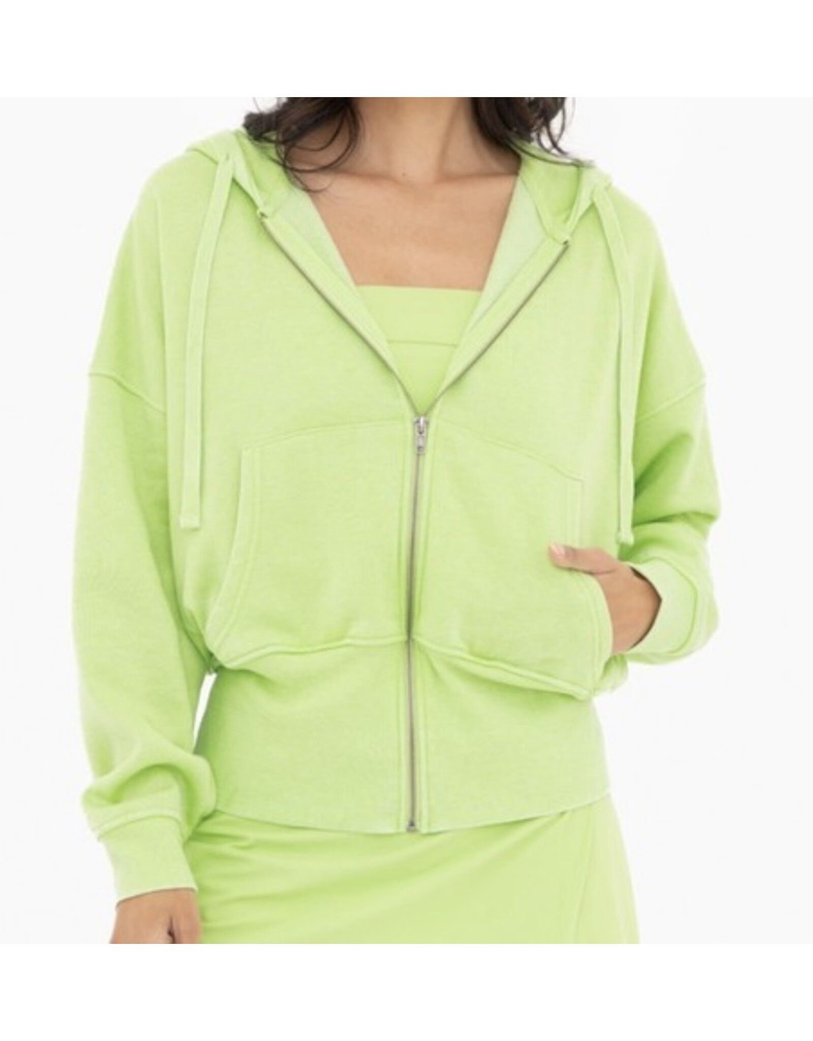 mono b Hoody w/ tapered sleeves