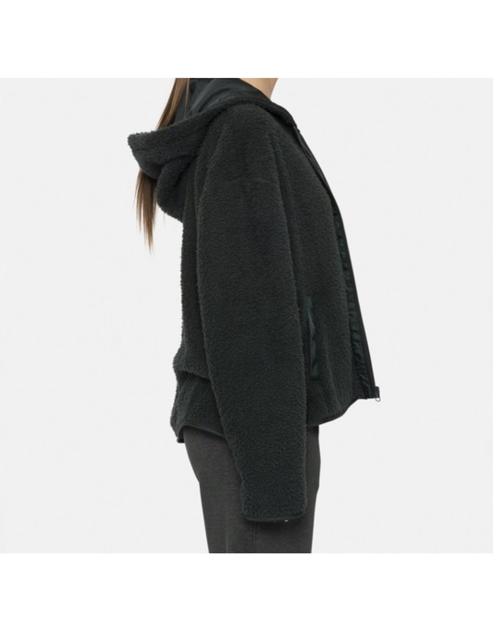 mono b Softest zip up sherpa hoodie