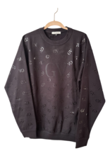 Gaetano Ventura GV black on black logo sweatshirt