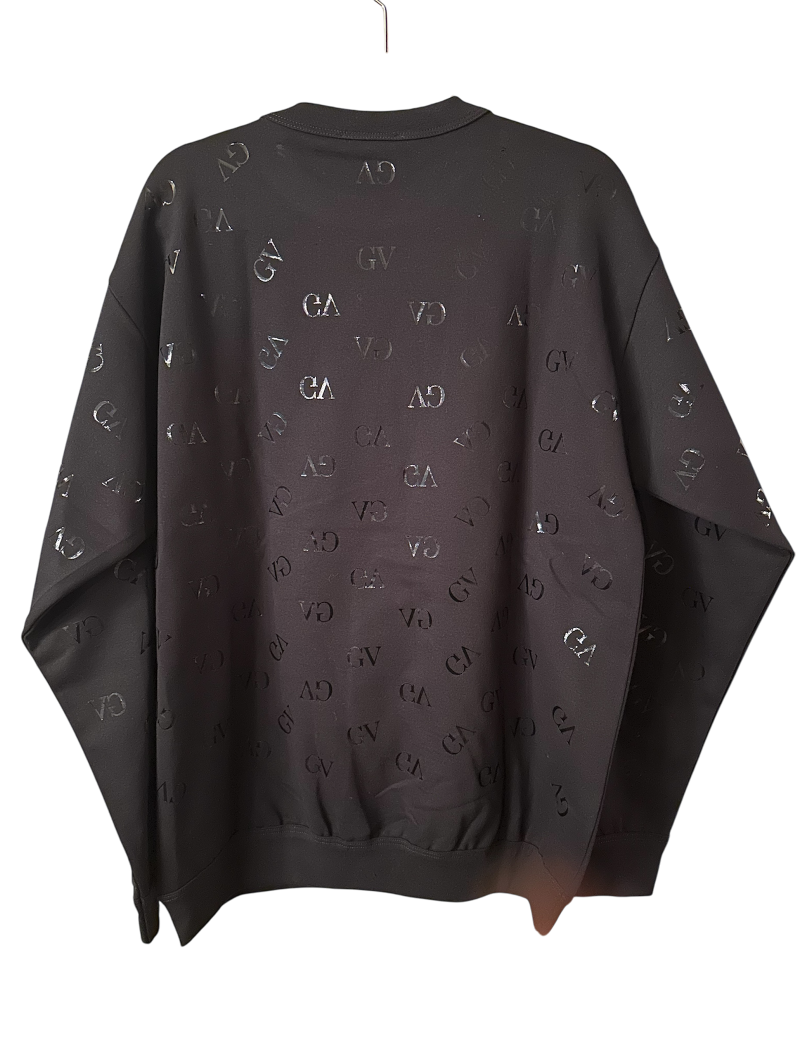 Gaetano Ventura GV black on black logo sweatshirt