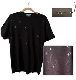 Gaetano Ventura GV black on black logo tee