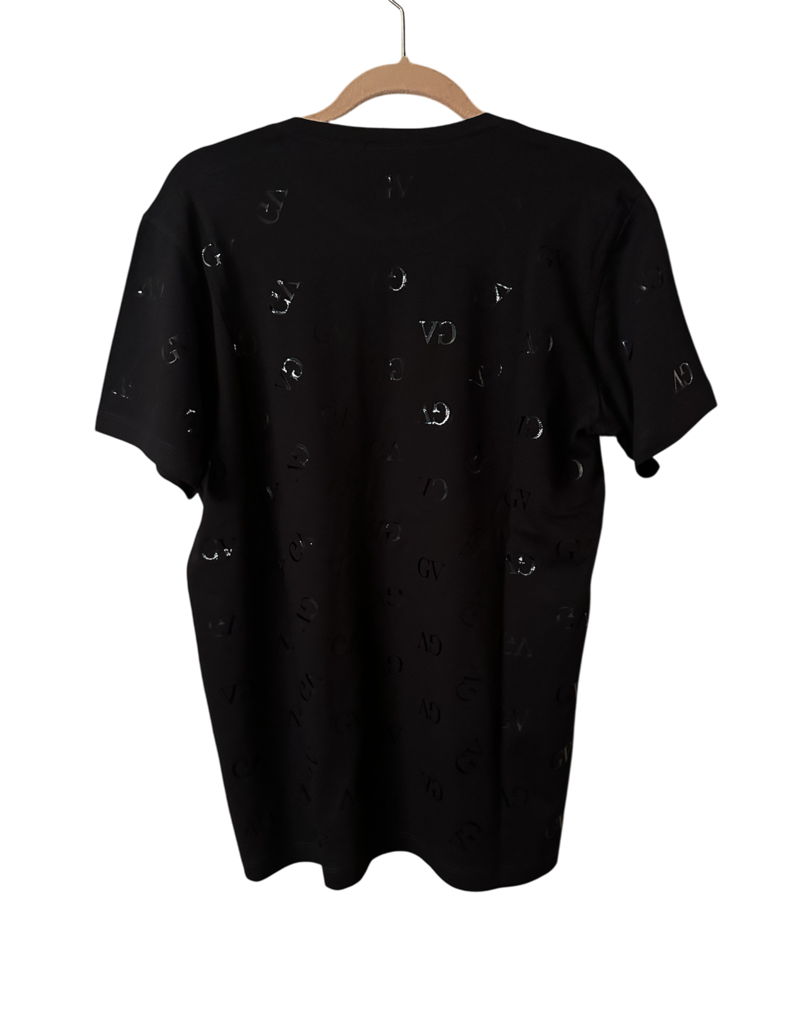 Gaetano Ventura GV black on black logo tee