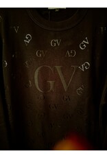 Gaetano Ventura GV black on black logo tee Gaetano Ventura GV black on black logo tee
