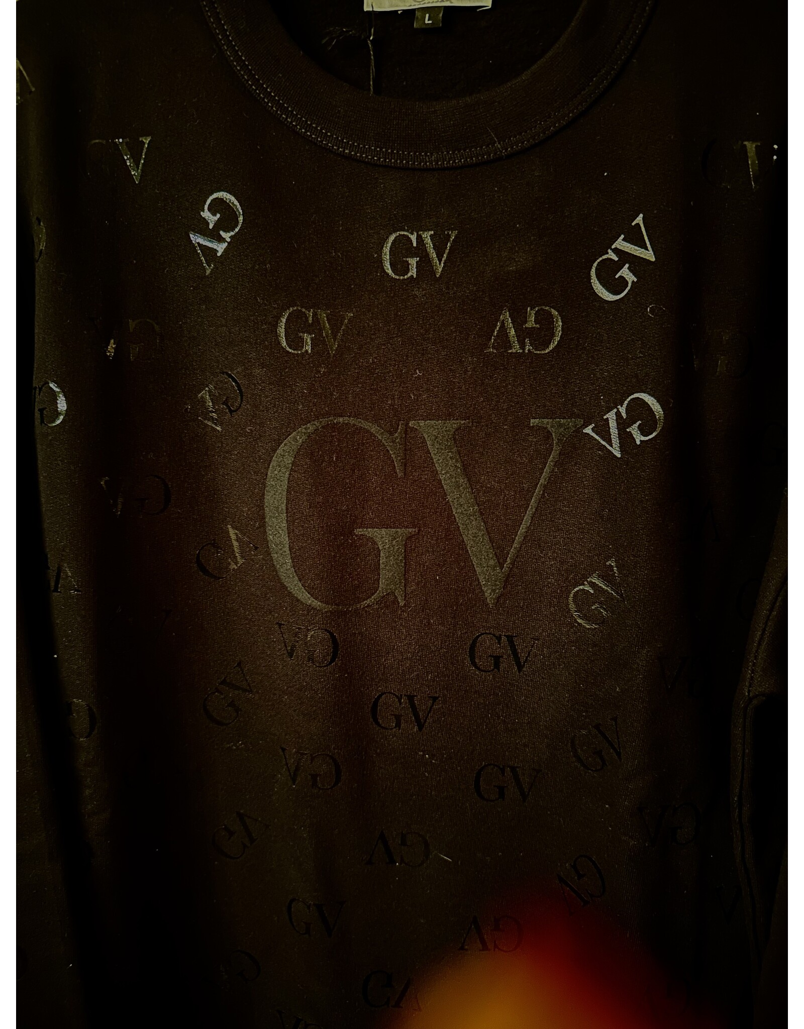 Gaetano Ventura GV black on black logo tee