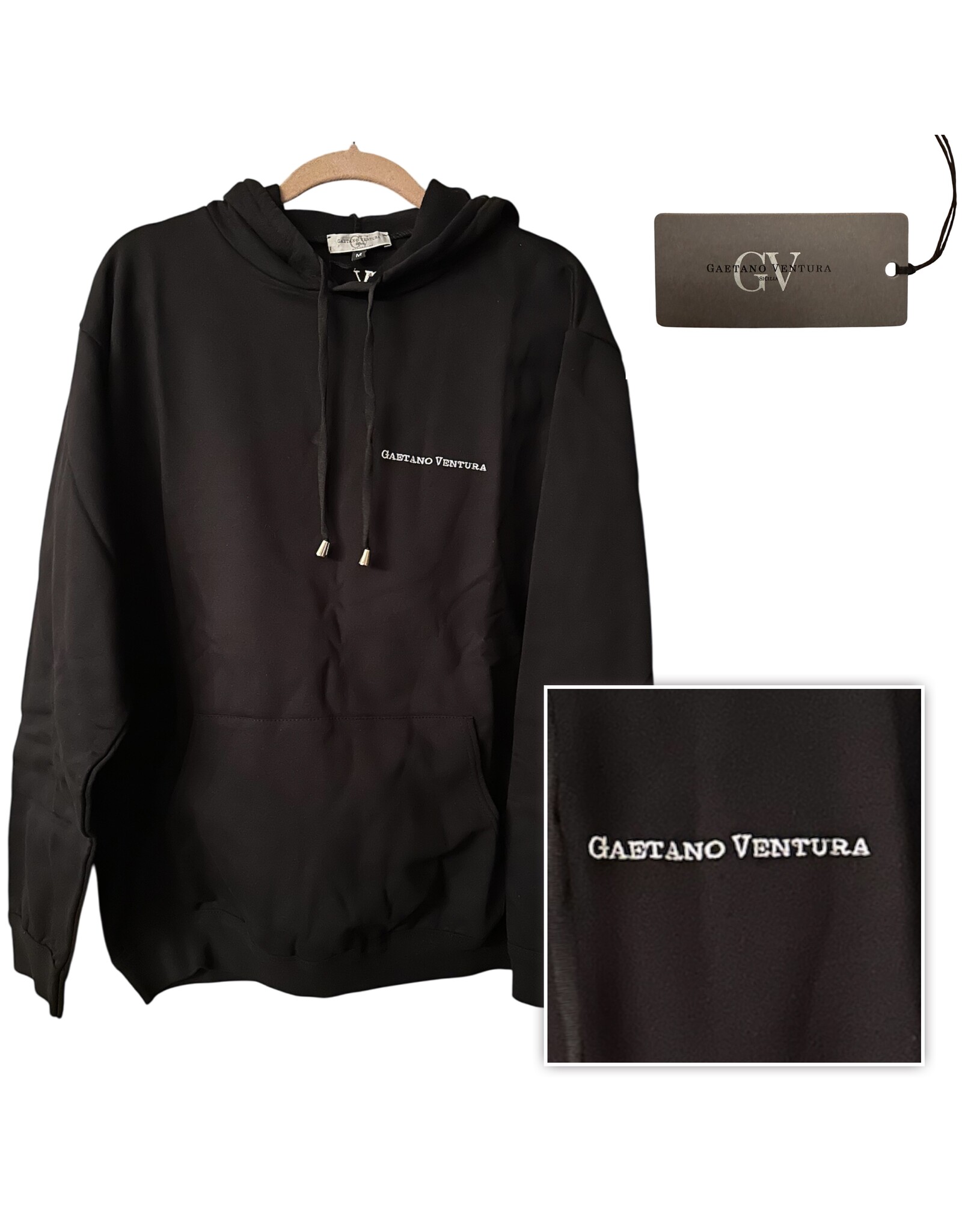 Gaetano Ventura GV branded hoodie
