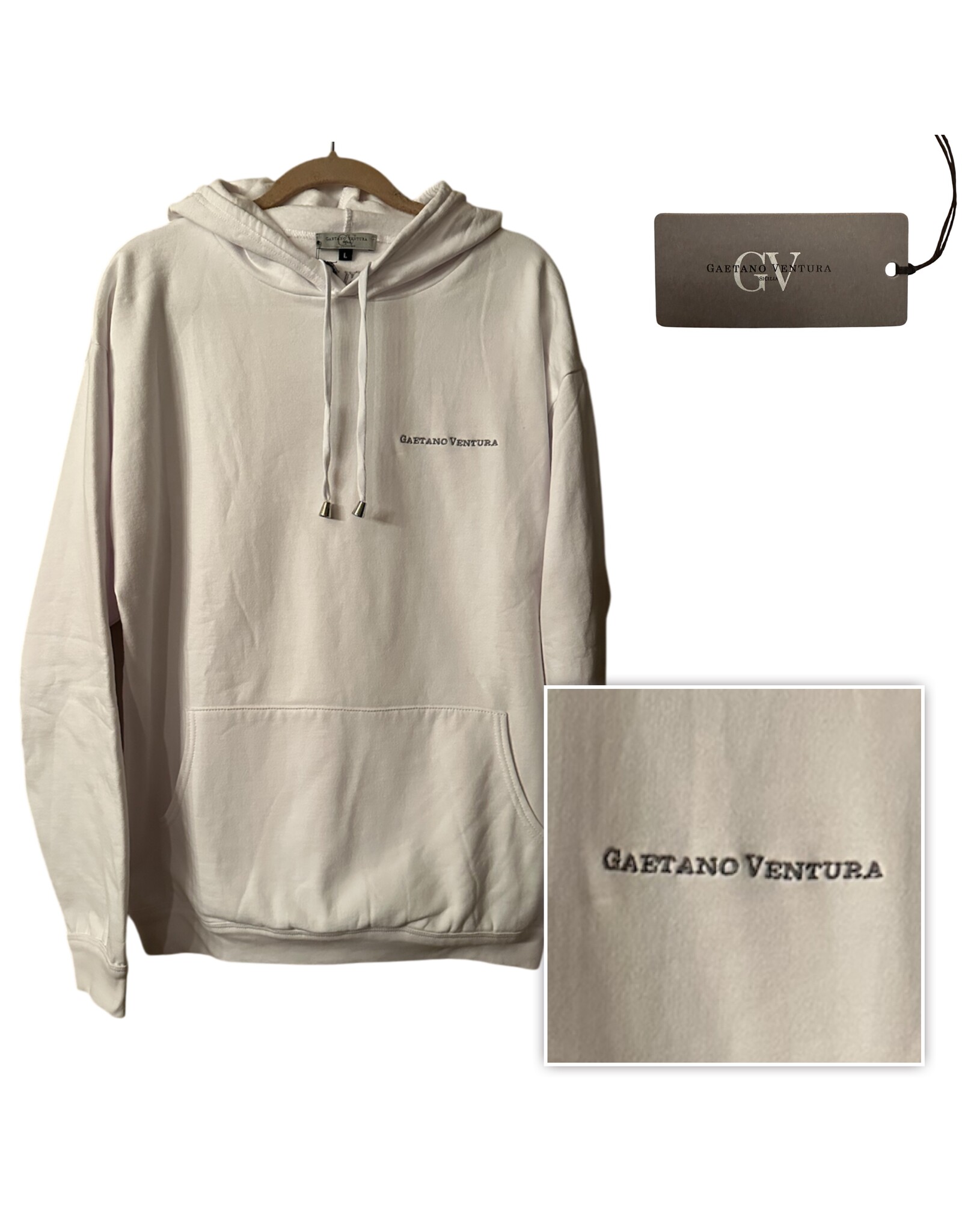Gaetano Ventura GV branded hoodie