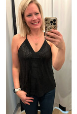 Black Sequin Racerback Tank Black Sequin Racerback Tank