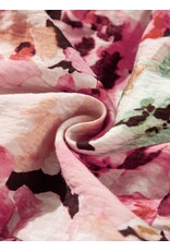 Pink Floral Halter Neck Ruffled Mini Dress Pink Floral Halter Neck Ruffled Mini Dress