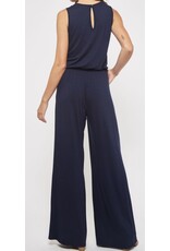 Solid Navy Jumpsuit