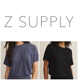 ZSupply Z SUPPLY  Sway textured cropped t