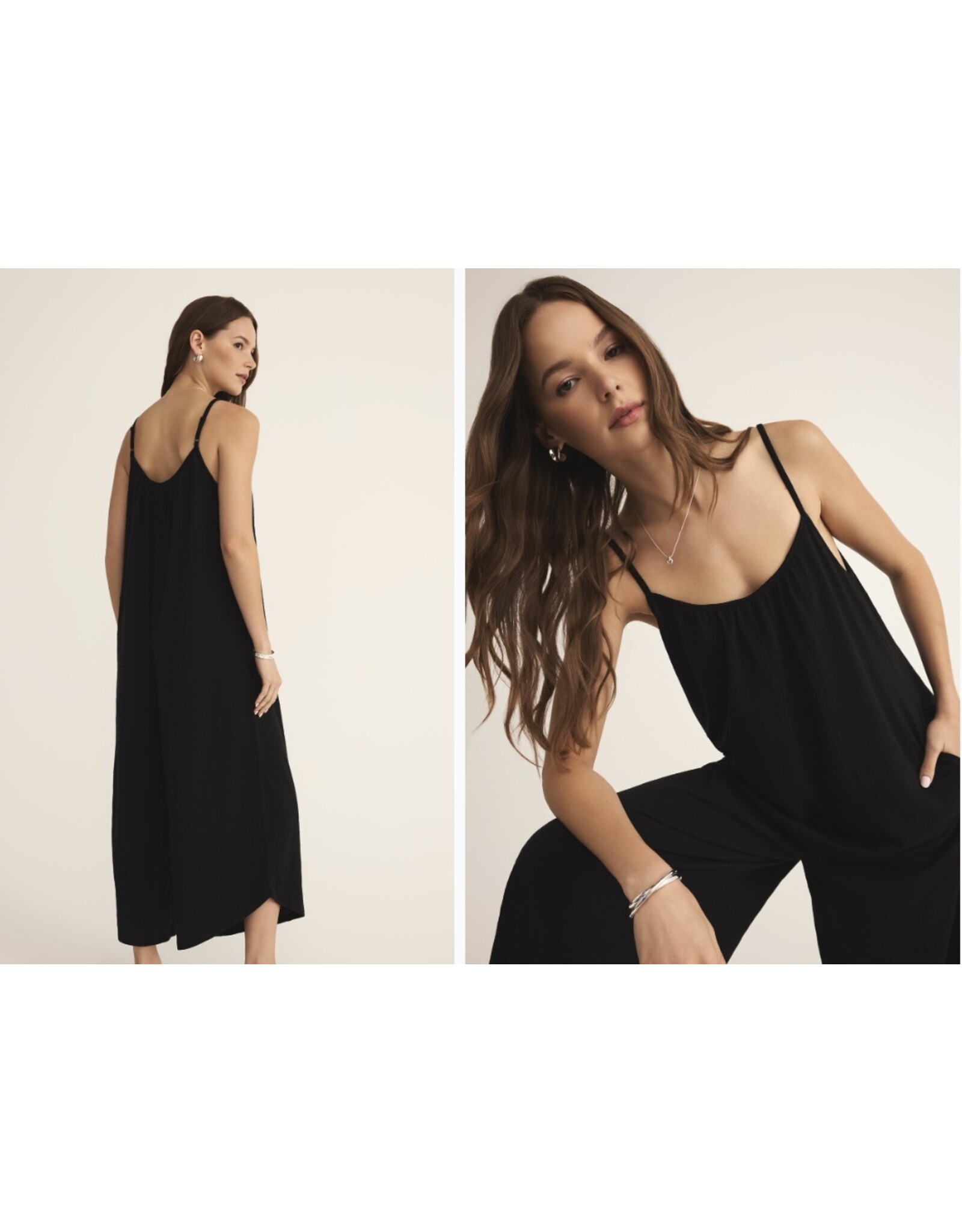 ZSupply ZSUPPLY Textured Flared Jumpsuit