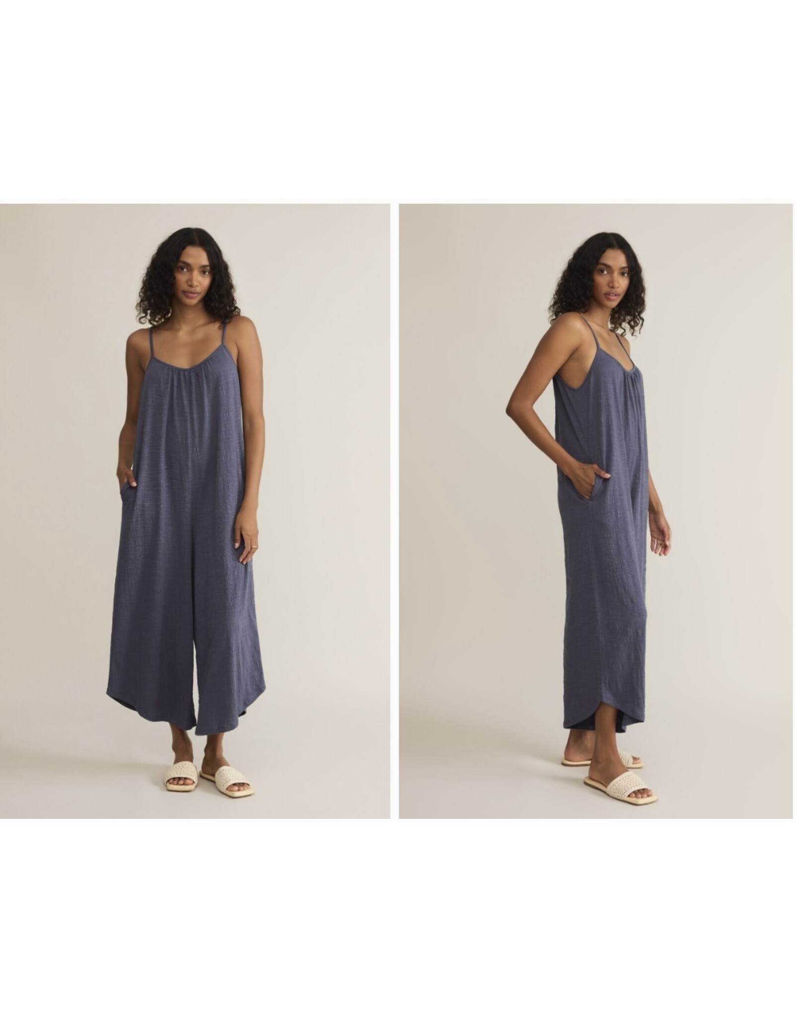 ZSupply ZSUPPLY Textured Flared Jumpsuit