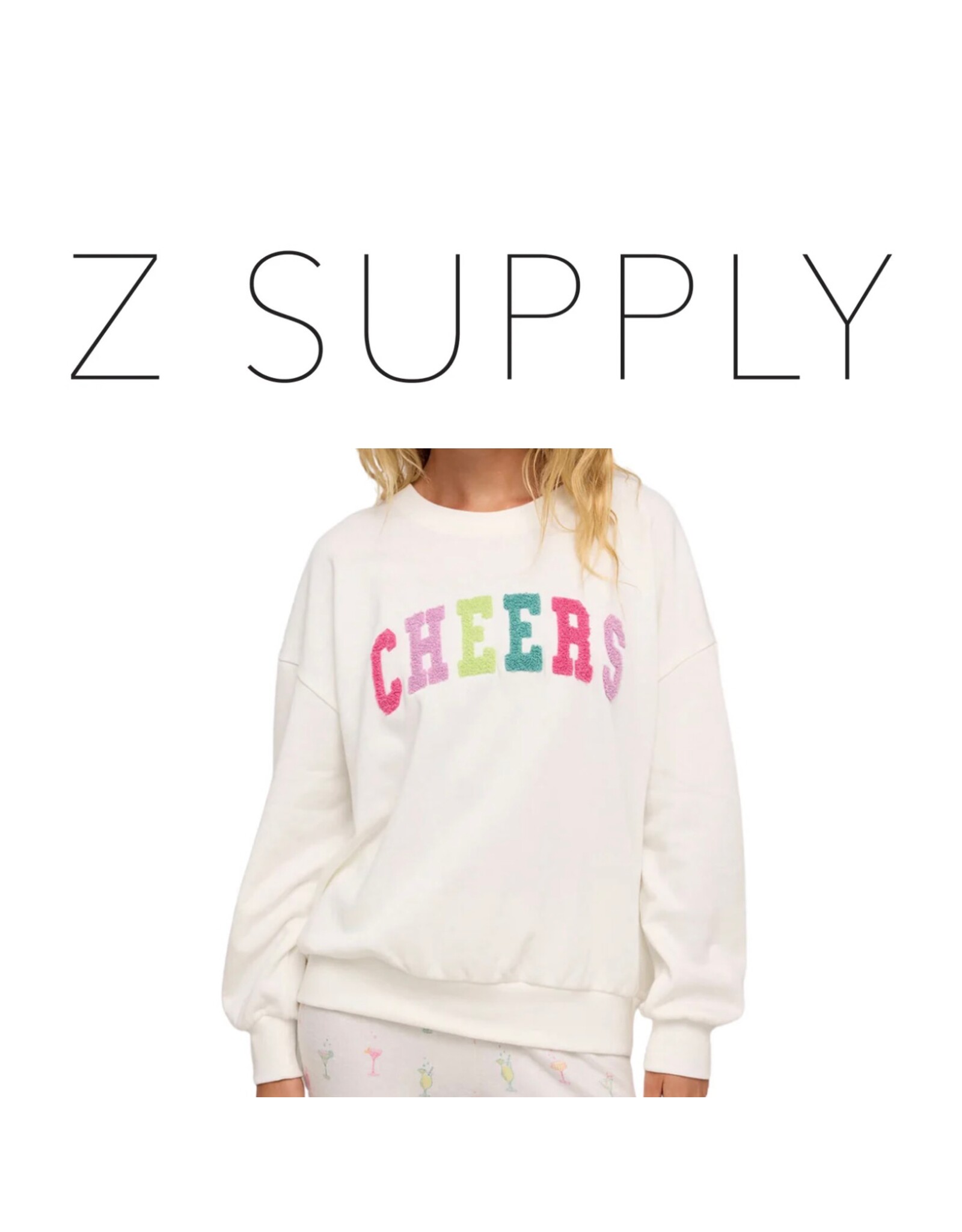 ZSupply ZSUPPLY Oversized Cheers Sweatshirt