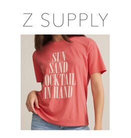 ZSupply ZSUPPLY Sun & Sand Boyfriend Tee Sunset Pink