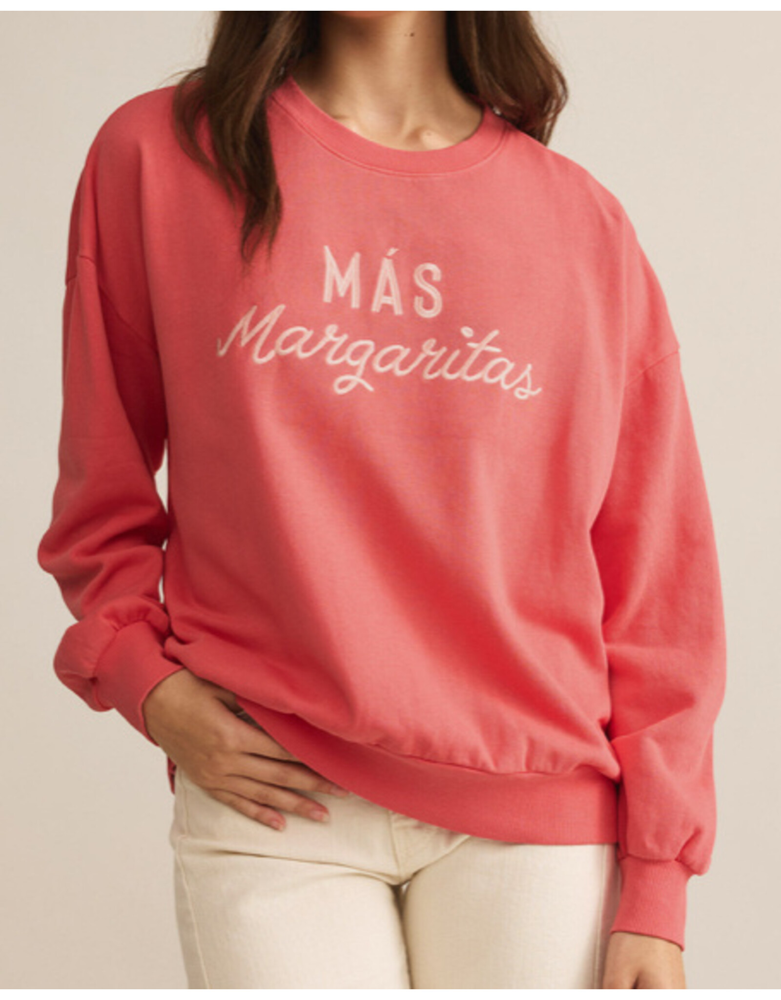 ZSupply ZSUPPLY Margs Sunday Sweatshirt  Sunset Pink