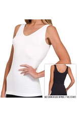 U or V Neck Seamless Tank Top