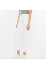 Kan Can White HR Slim Straight Jeans