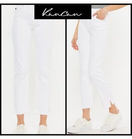 Kan Can White HR Slim Straight Jeans
