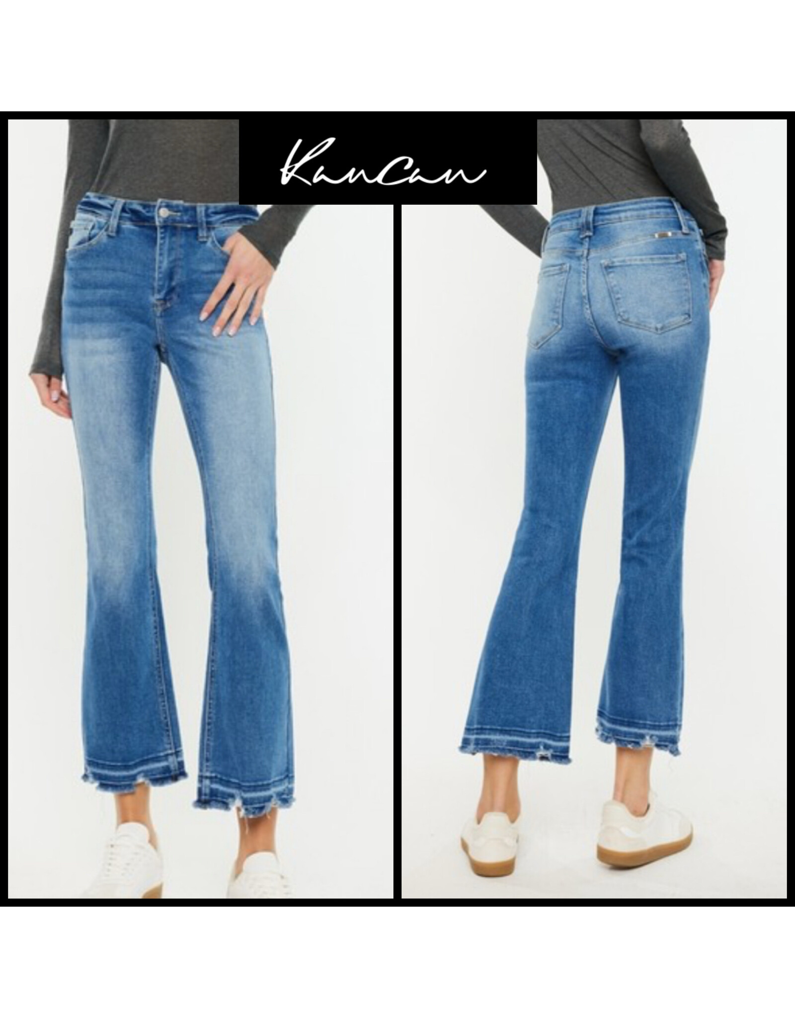 Kan Can HR Crop Bootcut Jean